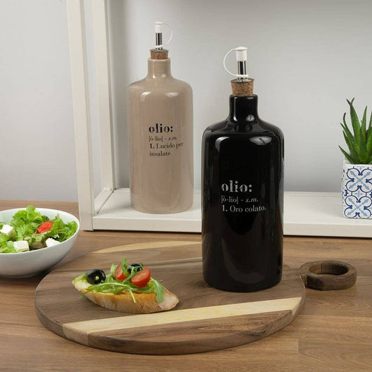 Vinaigrier en céramique Anthracite