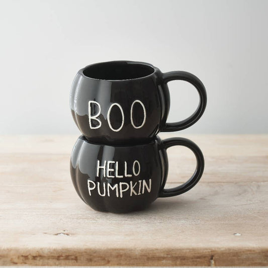 Tasse BOO Pumpkin, noire