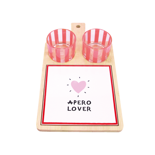 Service planche apero lover L31 P17 H1cm Opjet Paris