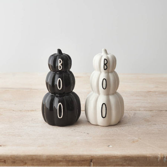 Pile de citrouilles noires, 12 cm