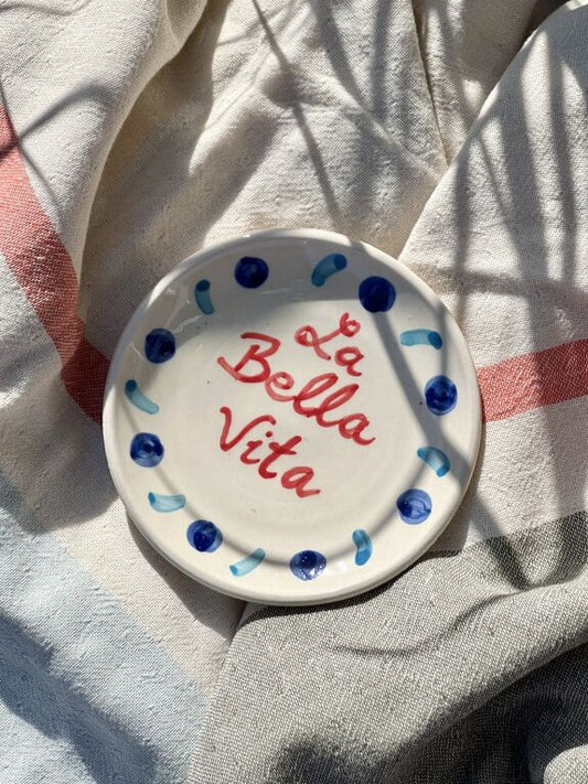 COUPELLE & ASSIETTE À DESSERT CÉRAMIQUE Hocadi Concept Store