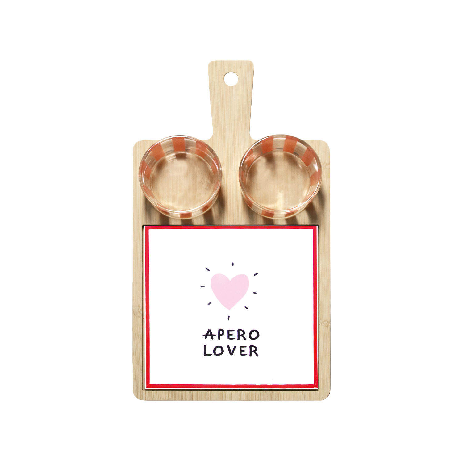 Service planche apero lover L31 P17 H1cm Opjet Paris