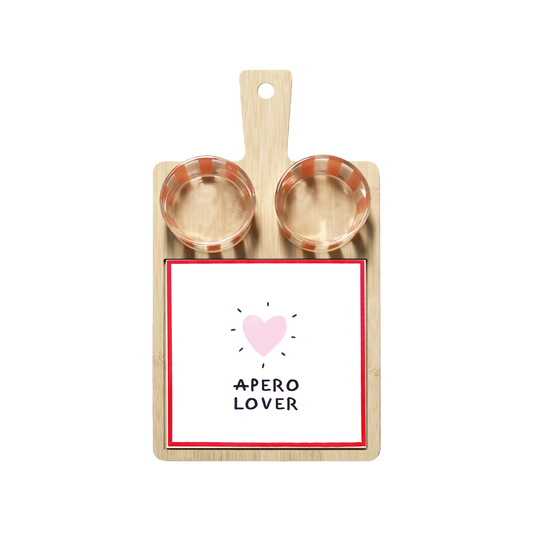 Service planche apero lover L31 P17 H1cm Opjet Paris
