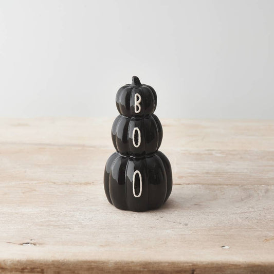 Pile de citrouilles noires, 12 cm