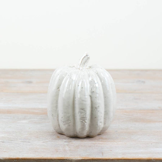 Décoration Citrouille en Céramique, 15,5 cm