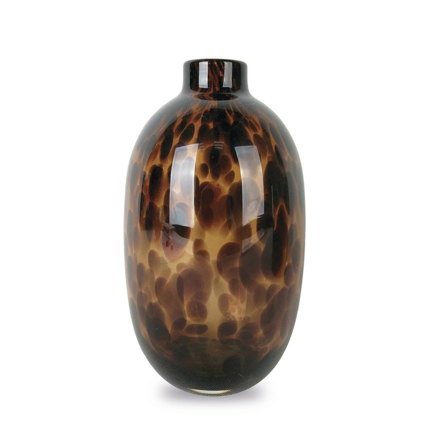 Vase Alan léopard brun D11 H20cm - Hocadi Concept Store